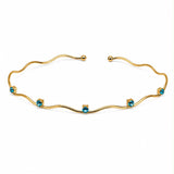 Collana Rigida Onde di Luce