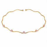 Collana Rigida Onde di Luce