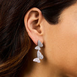 Orecchini Doppia Farfalla