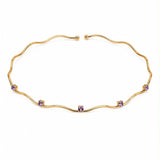 Collana Rigida Onde di Luce