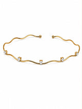 Collana Rigida Onde di Luce