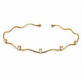 Collana Rigida Onde di Luce