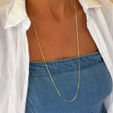 Long cube necklace