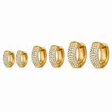 Set 6 Orecchini Pavé