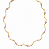 Collana onde colorata
