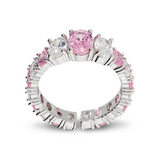 ANELLO REGOLABILE PIETRE ALTERNATE ZIRCONI