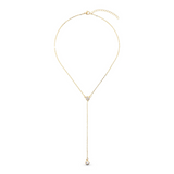 Collana Lunga a Filo con Zircone