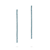 Mini Orecchini Tennis Colorati Lunghi