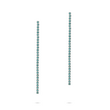 Mini Orecchini Tennis Colorati Lunghi