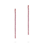 Mini Orecchini Tennis Colorati Lunghi