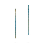 Mini Orecchini Tennis Colorati Lunghi