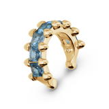 Ear Cuff con Zirconi Quadrati Colorati