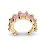 Ear Cuff con Zirconi Quadrati Colorati