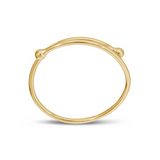 Anello Fedina Regolabile in Argento 925