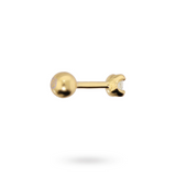 Orecchino Piercing Punto Luce con Pallina