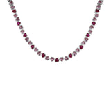 Collana Chocker Cuori di Luce Bianchi o Rosa
