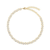 Collana Chocker Cuori di Luce Bianchi o Rosa