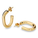 Orecchini Curve Dorate