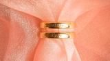 Two Band Ring with Engraved Names