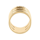 Three Band Ring with Engraved Names