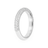 Double face ring with colored enamel and zircons