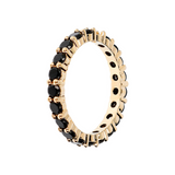 Tennis Veretta Ring with Colored Zirconia