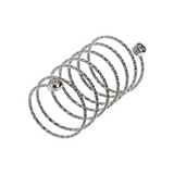 Anello a Spirale con Diamantini Finali