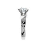 Solitaire Ring with Engraving