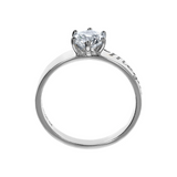 Solitaire Ring with Engraving