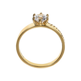 Solitaire Ring with Engraving
