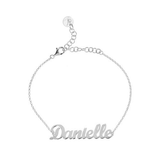 Fine bracelet with name in cursive