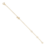 Baby bracelet with initial