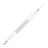 Bracciale con lettere personalizzate