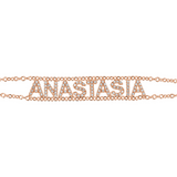 Bracciale con lettere personalizzate
