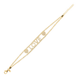 Bracciale con lettere personalizzate