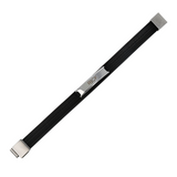 Men's Bracelet with Leather Strap and Personalized Plate