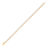 White Zircon Tennis Bracelet