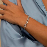 Personalized bracelet with semi-rigid thin tube