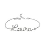 Personalized bracelet with semi-rigid thin tube