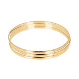 Set of 3 Golden Circle Bracelets