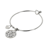 Maestra rigid tube bracelet with pendant pendant