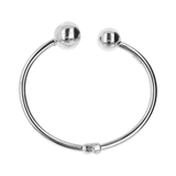 Double Sphere Bangle Bracelet