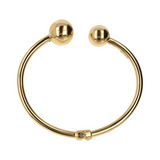 Double Sphere Bangle Bracelet