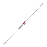 Bracciale bambini con targhetta incisa