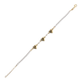 Pearls and Hearts Bracelet