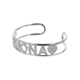 Personalized Rigid Open Slave Bracelet