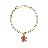 Taste of the Sea. Bracelet 1 Pendant Lemon/Chili/Octopus