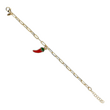 Taste of the Sea. Bracelet 1 Pendant Lemon/Chili/Octopus