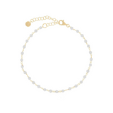 ANKLET with colored stones