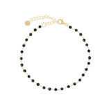 ANKLET with colored stones